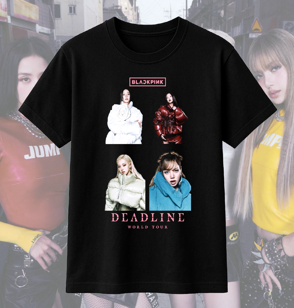 Playera "DEADLINE BLACKPINK"