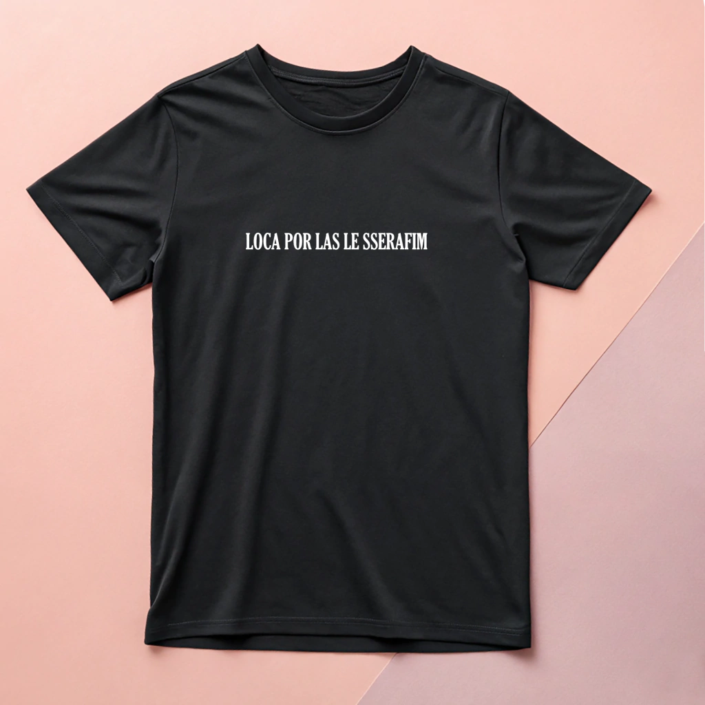 Playera "LOCA POR LAS LE SSERAFIM"