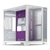 Transforme seu setup com o Gabinete Gamer CV300 Purple. Visual moderno, lateral de vidro e estrutura reforçada para máxima performance e estilo.