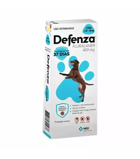 Defenza 400 mg 20 a 40 kg - comprar online