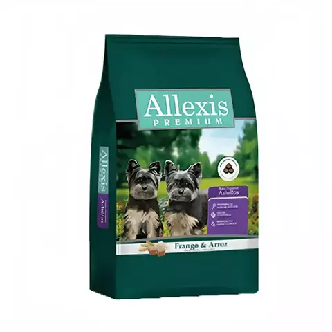 Ração Allexis Premium para Cães Adultos de Raças Pequenas - Sabor Frango & Arroz