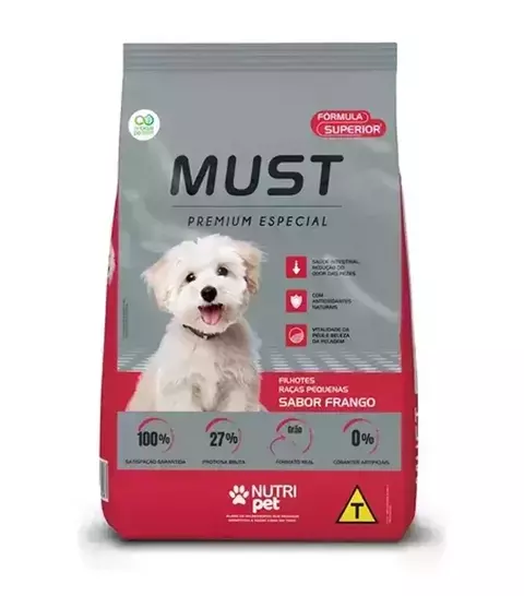 Ração Must para Cães Filhotes Raças Pequenas - Sabor Frango - comprar online