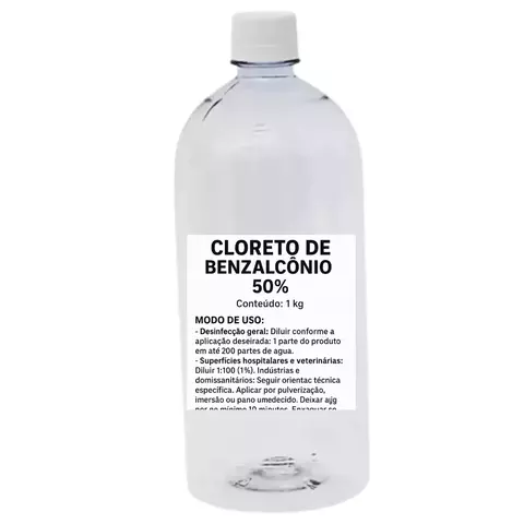 Cloreto de Benzalconeo 50% (Bactericida) 1 Litro