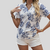 BLUSA CAMISA MANGA CORTA ESTAMPADA en internet