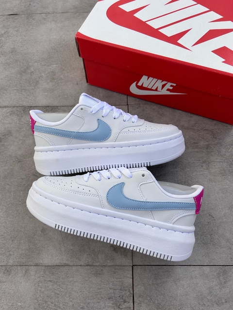 Nike Court Vision Branco com azul BB