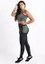Calça Legging Preta com Verde Militar e Cropped Alcinha Conjunto Fitness | REF: CSV10 - loja online