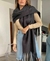 RUANA BUFANDA NUBE CON FLECOS - comprar online