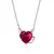 Collar Diablo - Plata & Zirconio Rojo - comprar en línea