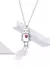 Collar con Colgante Robot - Plata/Zirconia - Yosiemprehequeridouno