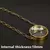 Medallón viviente amplio - Locket