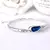 Brazalete de Plata & Opalo Azul - comprar en línea