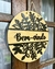 Placa de Porta Bem Vindos Floral - comprar online