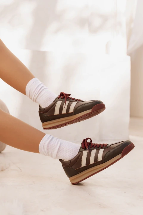 Zapatillas cuero vacuno