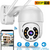 Camera Ip Wifi Externa Hd Sensor De Movimento Ptz Speed Dome a Prova Agua Zoom 2 Antena