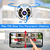Camera Ip Wifi Externa Hd Sensor De Movimento Ptz Speed Dome a Prova Agua Zoom 2 Antena na internet