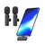Colar microfone sem fio, microfone sem fio, gravação de vídeo curta, rádio, na internet
