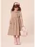 VESTIDO TRICOLINE MAXI LAÇO BORDADO PITUCHINHUS - loja online