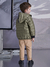JAQUETA MATELASSÊ VERDE MILITAR YOUCCIE - Baby and Kids Store