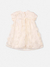 VESTIDO BRANCO BATIZADO COM FLORES ANIMÊ - Baby and Kids Store