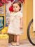VESTIDO BRANCO BATIZADO COM FLORES ANIMÊ - comprar online
