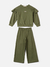 CONJUNTO CASACO E CALÇA MOLETOM VERDE MILITAR ANIMÊ - loja online
