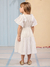 VESTIDO LAISE BRANCO ANIMÊ - Baby and Kids Store