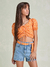 BATA LARANJA ESTAMPADA I AM AUTHORIA - comprar online