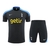 Kit Treino adulto - Camisa e Shorts - Tottenham Nike 24/25 - Cinza com detalhes em azul