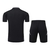 Kit Treino adulto - Camisa e Shorts - Manchester United Adidas 24/25 - Preto com detalhes em cinza e branco na internet