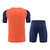 Kit Treino adulto - Camisa e Shorts - Manchester United Adidas 24/25 - Azul e laranja na internet