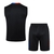 Kit Treino adulto - Camisa e Shorts - Barcelona Nike 24/25 - Preto com detalhes em vermelho e azul - comprar online