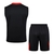 Kit Treino adulto - Camisa e Shorts - Liverpool Nike 24/25 - Preto com detalhes em vermelho - comprar online