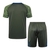 Kit Treino adulto - Camisa e Shorts - Paris Saint-Germain Jordan 24/25 - Verde com detalhes em azul - comprar online