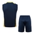 Kit Treino adulto - Camisa e Shorts - Real Madrid Adidas 24/25 - Azul com detalhes em laranja e amarelo - comprar online