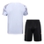 Kit Treino adulto - Camisa e Shorts - Real Madrid Adidas 24/25 - Branco com detalhes em cinza e laranja e amarelo - comprar online