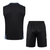 Kit Treino adulto - Camisa e Shorts - Manchester United Adidas 24/25 - Preto com detalhes em cinza e branco - comprar online