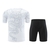Kit Treino adulto - Camisa e Shorts - Real Madrid Ano do Dragão Adidas 24/25 - Branco e preto com detalhes em cinza - comprar online