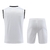 Kit Treino adulto - Camisa e Shorts - Flamengo Adidas 23/24 - Branco com detalhes em vermelho e preto - comprar online