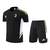 Kit Treino adulto - Camisa e Shorts - Juventus Adidas 23/24 - Preto com detalhes em branco e dourado - comprar online