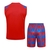 Kit Treino adulto - Camisa e Shorts - Barcelona Nike 23/24 - Vermelho com detalhes em azul - comprar online