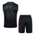 Kit Treino adulto - Camisa e Shorts - Paris Saint-Germain Nike 23/24 - Preto com detalhes em azul e vermelho - comprar online