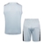 Kit Treino adulto - Camisa e Shorts - Paris Saint-Germain Jordan 23/24 - Cinza com detalhes em preto - comprar online
