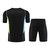 Kit Treino adulto - Camisa e Shorts - Arsenal Adidas 23/24 - Preto com detalhes em azul e amarelo - comprar online