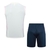 Kit Treino adulto - Camisa e Shorts - Ajax Adidas 23/24 - Branco e azul com detalhes em verde - comprar online
