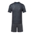 Kit Infantil Napoli III 24/25 - EA7 - Cinza com detalhes em azul - comprar online