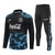 Conjunto Napoli Treino 24/25 - Masculino EA7 - Preto com detalhes em azul - comprar online