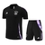 Kit Treino adulto - Camisa e Shorts - Seleção Alemanha Adidas 24/25 - Preto com detalhes em roxo - comprar online