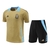 Kit Treino adulto - Camisa e Shorts - Seleção Argentina Adidas 24/25 - Bege e preto com detalhes em azul - comprar online