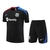 Kit Treino adulto - Camisa e Shorts - Barcelona Nike 24/25 - Preto com detalhes em vermelho e azul - comprar online