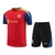 Kit Treino adulto - Camisa e Shorts - Barcelona Nike 24/25 - Vermelha e azul com detalhes em bege - comprar online